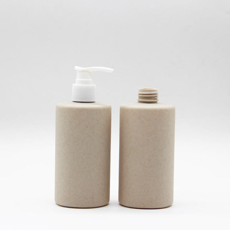 Eco Friendly Biodegradable Wheat Straw Lotion Pump Bottles