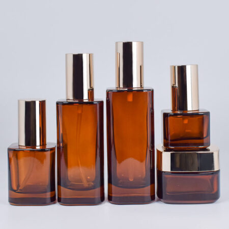 Square Glass Spray And Pump Bottles & Jar