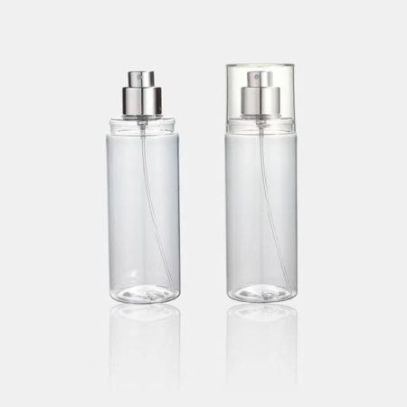 Plastic Bottle with Mist Sprayer and Over Cap