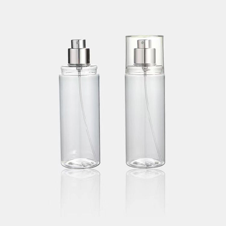Plastic Bottle with Mist Sprayer and Over Cap